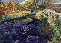 The Fish River. 630 x 450 Acrylic on board.    $320