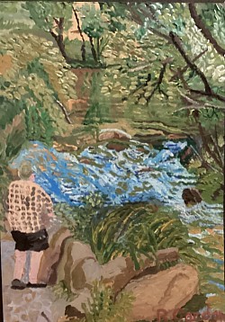 The Fish River east of Oberon 300 x 430.    $75