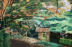 Park at Mount Wilson. Acrylic on board.   $160