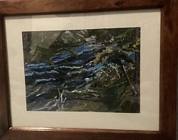 Bedford Creek  Acrylic on canvas.  260 x 180   $65